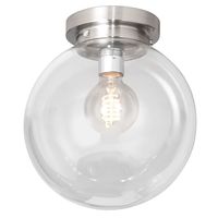 Globe clear 25cm plafondlamp