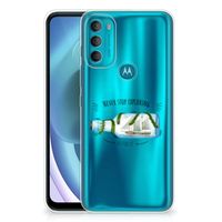 Motorola Moto G71 5G Telefoonhoesje met Naam Boho Bottle