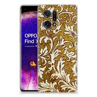 Siliconen Hoesje OPPO Find X5 Barok Goud