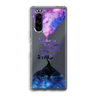 Stars quote: Sony Xperia 5 Transparant Hoesje