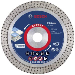 Bosch Accessories 2608900652 EXPERT HardCeramic Diamanten doorslijpschijf Diameter 76 mm Boordiameter 10 mm Steen, Beton, Baksteen, Tegels 1 stuk(s)