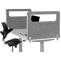BakkerElkhuizen Safety Screen zijwanden, gesloten, diepte: 60 cm, lichtgrijs