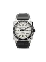 Bell & Ross montre BR 03-92 Diver Blue 42 mm - Blanc