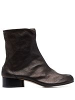 Maison Margiela bottines à bout Tabi 30 mm - Noir