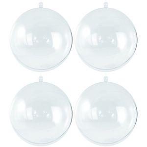 20x Kerstballen om te vullen 10 cm   -