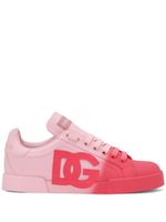 Dolce & Gabbana baskets Portofino en cuir - Rose