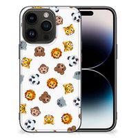 Back Case voor iPhone 15 Pro Dieren Emojis