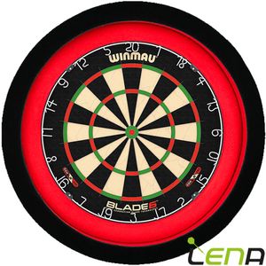 LENA Dartboard Lighting Deluxe Red/Black