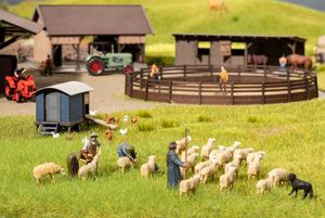 NOCH Sheep Shearing schaalmodel onderdeel en -accessoire Figuurtjes