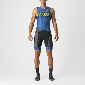 Castelli Free Sanremo 2 trisuit mouwloos blauw heren S