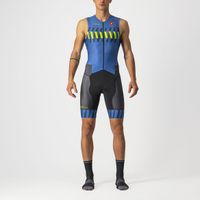 Castelli Free Sanremo 2 trisuit mouwloos blauw heren S