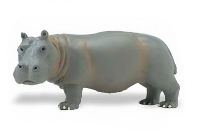 Safari speeldier nijlpaard junior 14 cm bruin Safari speeldier nijlpaard junior 14 cm bruin