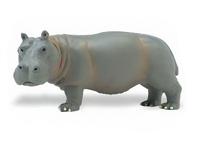 Safari speeldier nijlpaard junior 14 cm bruin