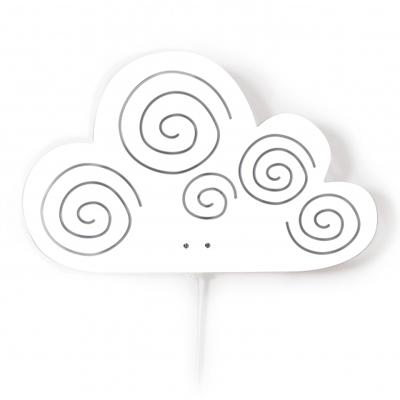 Roommate wandlamp Cloud junior 20,5 x 33 cm E14 staal 7W wit Roommate wandlamp Cloud junior 20,5 x 33 cm E14 staal 7W wit