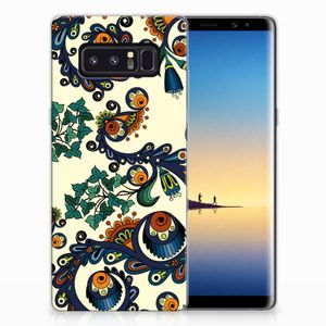 Siliconen Hoesje Samsung Galaxy Note 8 Barok Flower