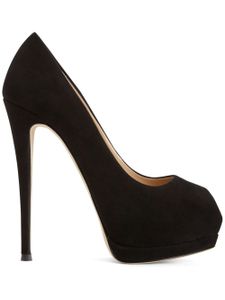 Giuseppe Zanotti escarpins Sharon 130 mm à bout ouvert - Noir