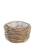 Jolipa Bloempot, rond, van natuurlijke wilg, L