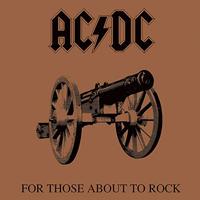 AC/DC (Voor degenen over naar Rock Album Cover Canvas Print, Multi-Colour, 40 x 40 cm