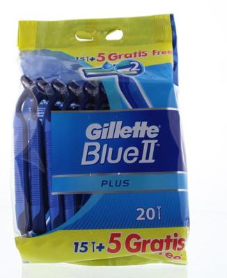 Gillette Gillette Wegwerp Scheermes - Blue II 20 stuks