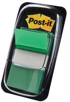 Post-it index standaard, ft 24,4 x 43,2 mm, houder met 50 tabs, groen - thumbnail