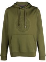 Tommy Hilfiger hoodie à logo embossé - Vert