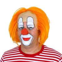 Clownspruik Bas oranje