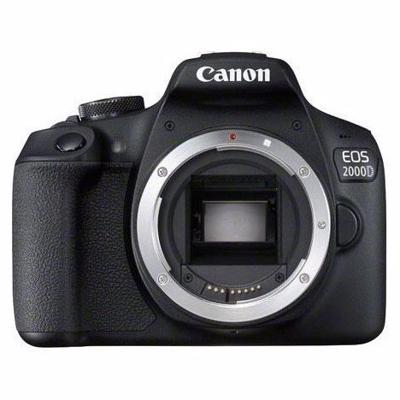 Canon EOS 2000D BK BODY EU26 SLR camerabody 24,1 MP CMOS 6000 x 4000 Pixels Zwart Canon EOS 2000D BK BODY EU26 SLR camerabody 24,1 MP CMOS 6000 x 4000 Pixels Zwart