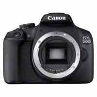 Canon EOS 2000D BK BODY EU26 SLR camerabody 24,1 MP CMOS 6000 x 4000 Pixels Zwart