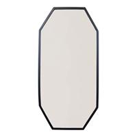 LOFT42 Octa wandspiegel – Zwart - metaal – 79x39