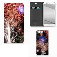 Huawei P10 Plus Hippe Standcase Vuurwerk