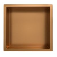 Mueller Bronzo inbouwnis 30x30x7cm geborsteld brons koper