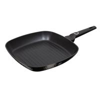 Berlinger Haus Primal Gloss Collection Grill pan, 28 cm, BH/6578 zwart shadow roestvrij staal 18/8
