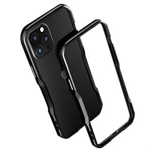 Luphie iPhone 12/12 Pro metalen bumper - zwart