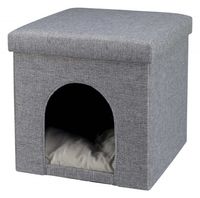 TRIXIE POEF KATTENMAND RELAX-IGLO ALOIS GRIJS 40X40X38 CM