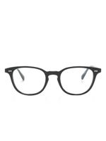 Oliver Peoples lunettes de vue Sadao à monture ronde marbrée - Noir - thumbnail