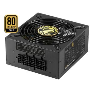 Sharkoon SilentStorm SFX 500 Gold voeding 2x PCIe, Full Kabel-Management