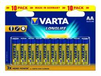 Varta Longlife AA-batterijen - 2 x verpakkingen van 10 (20 batterijen)