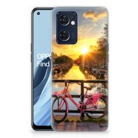 OPPO Reno 7 5G | Find X5 Lite Siliconen Back Cover Amsterdamse Grachten - thumbnail