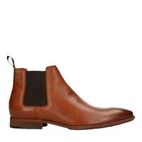Manfield leren chelsea boots cognac