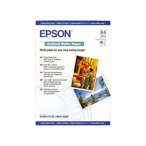 Epson Archival Matte Paper, DIN A4, 189g/m², 50 Sheets