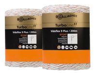 Gallagher Duopack Vidoflex 9 TurboLine Plus wit 2x200m - 069316 069316