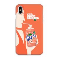 Peach please!: iPhone XS Tough Case - thumbnail