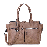 Wimona Catarina Dames laptoptas 15 inch Taupe