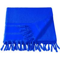 De Witte Lietaer Strandlaken Fjara 100 X 180 Cm Katoen Donkerblauw