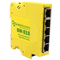 Compacte Industriële 5 Haven Gigabit Ethernet Schakelaar DIN Rail Monteerbaar