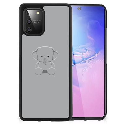 Samsung Galaxy S10 Lite Bumper Hoesje Grijs Baby Olifant