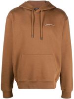 Jacquemus hoodie Le Sweatshirt Brodé - Marron - thumbnail