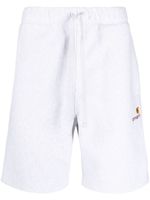 Carhartt WIP short en coton mélangé à lien de resserrage - Gris