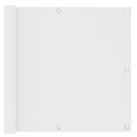 vidaXL Balkonscherm 90x600 cm oxford stof wit