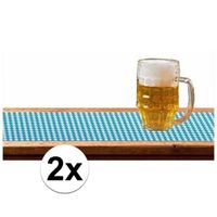 2x Tafellopers Oktoberfest/Bierfeest versiering 65 x 600 cm - thumbnail